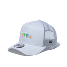 9FORTY A-Frame トラッカー カラフルロゴ NEW ERA ホワイト