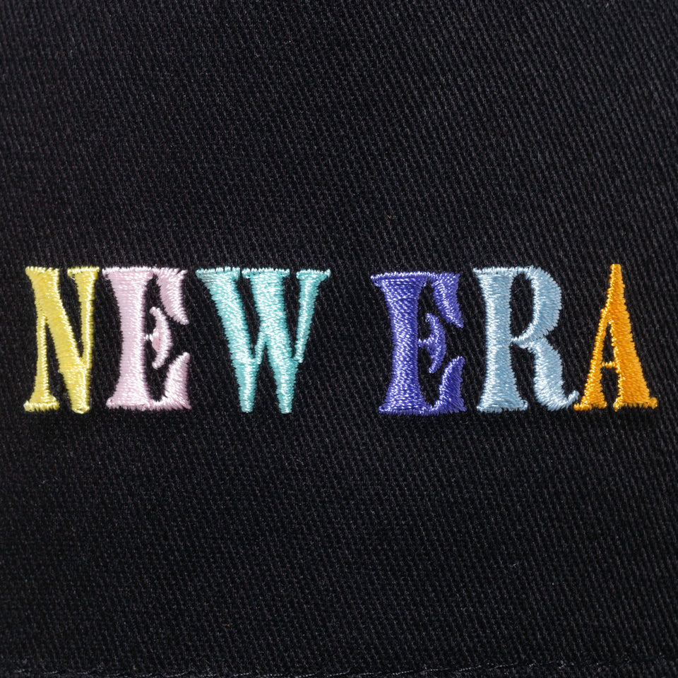 9FORTY A-Frame トラッカー カラフルロゴ NEW ERA ブラック