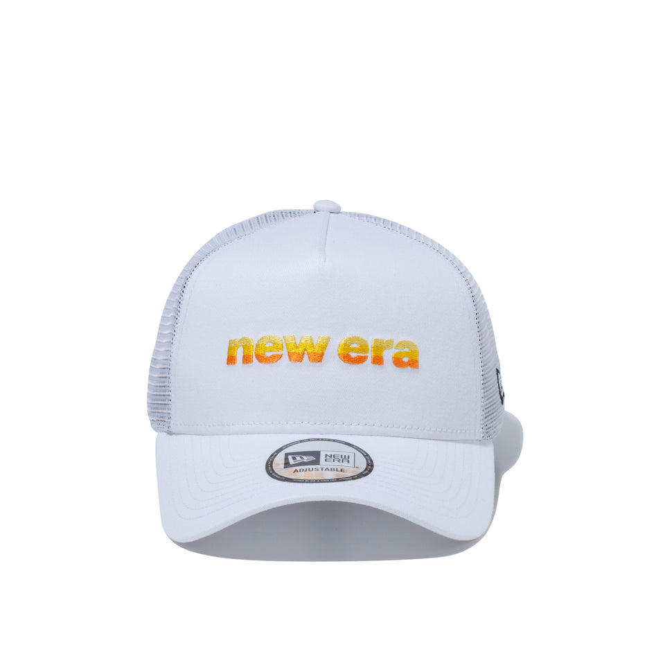 9FORTY A-Frame トラッカー 3トーンロゴ new era ホワイト