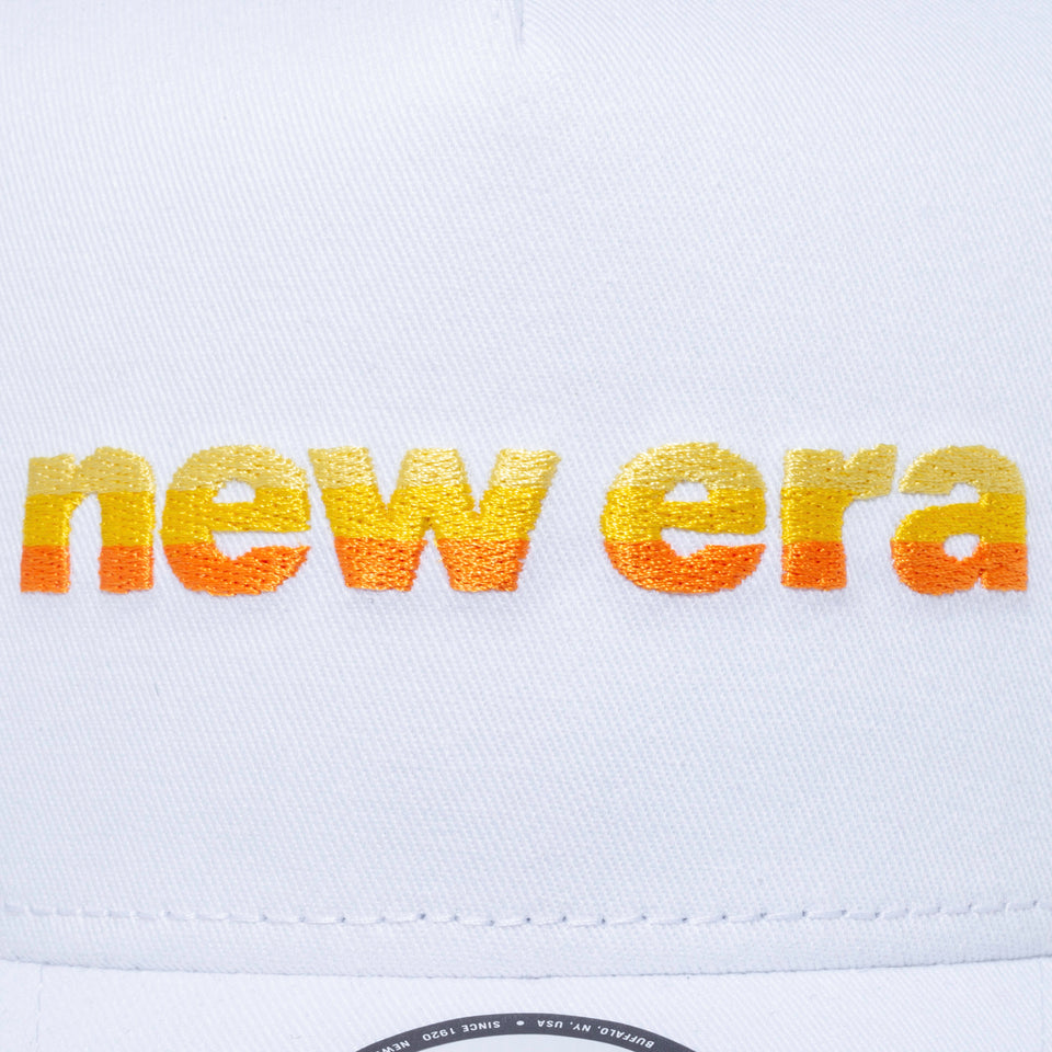 9FORTY A-Frame トラッカー 3トーンロゴ new era ホワイト