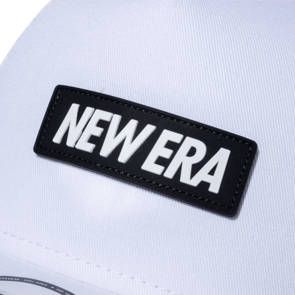9FORTY A-Frame ラバーロゴ NEW ERA ホワイト