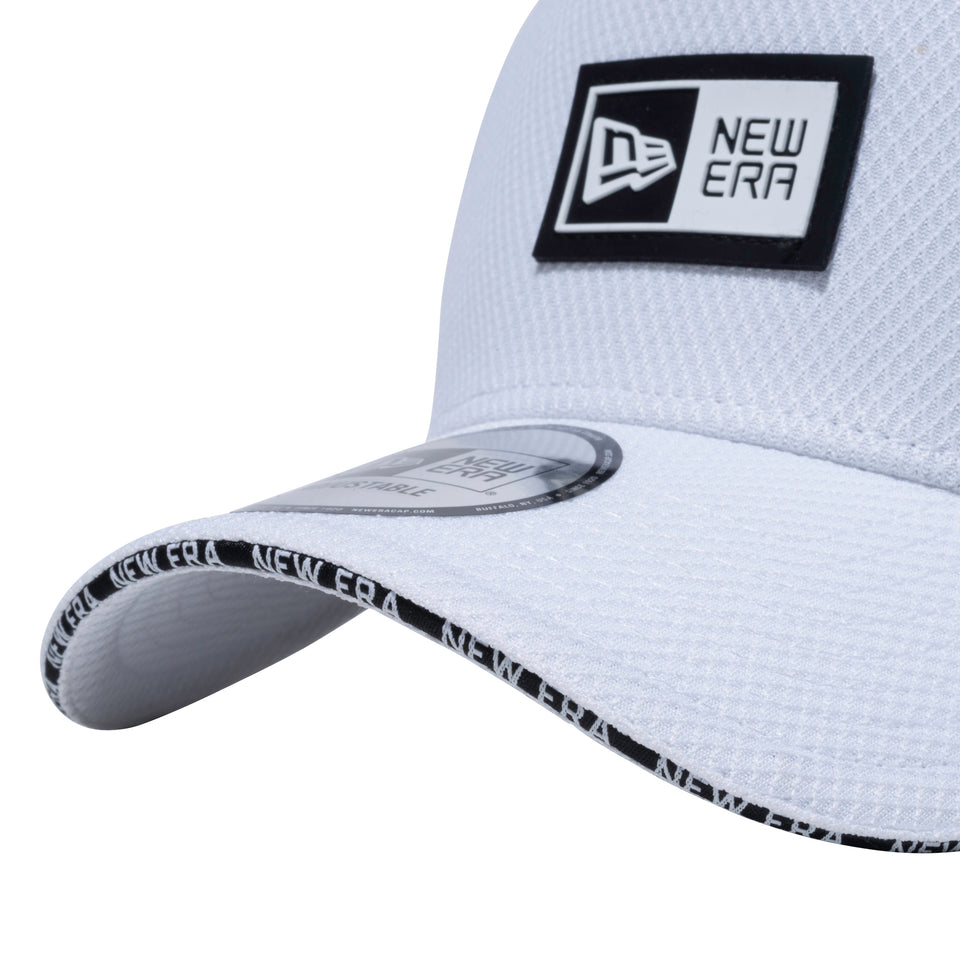 9FORTY A-Frame Diamond Era ボックスロゴ ホワイト サンドイッチバイザー
