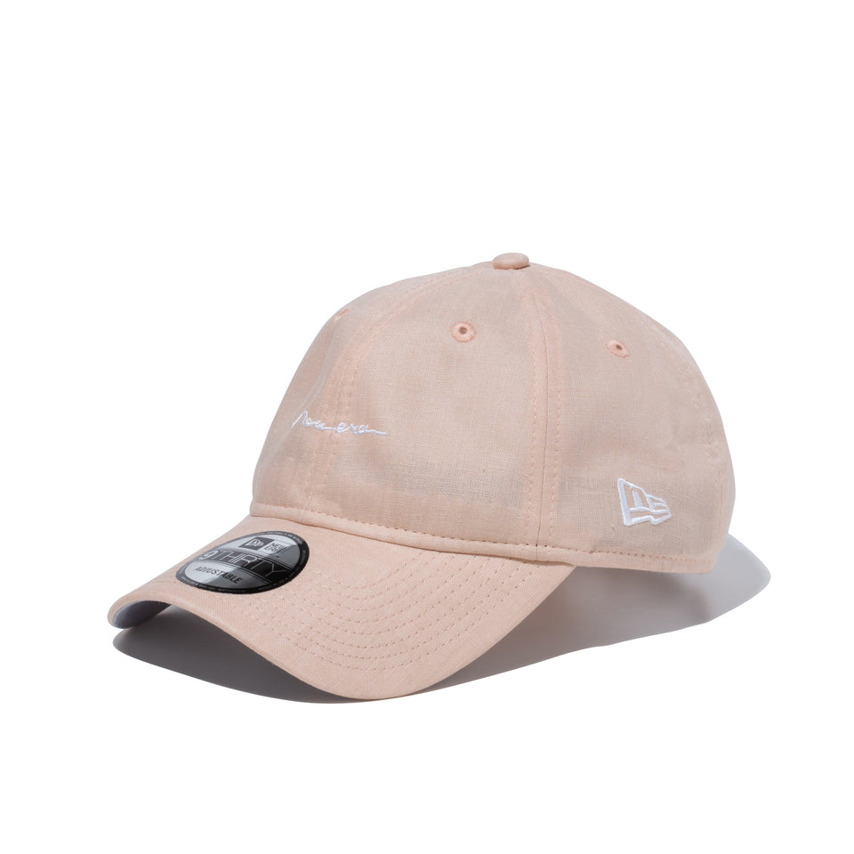 9THIRTY リネンシャンブレー new era コーラルピンク