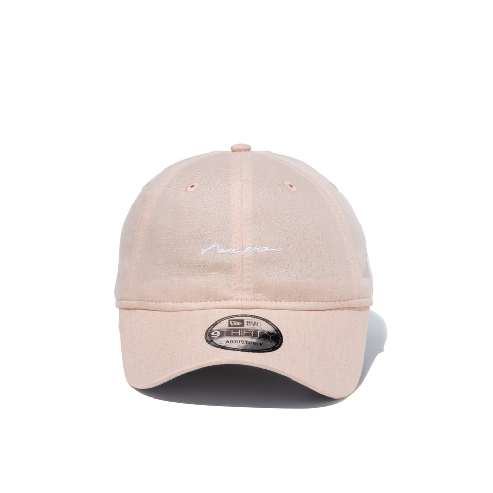 9THIRTY リネンシャンブレー new era コーラルピンク