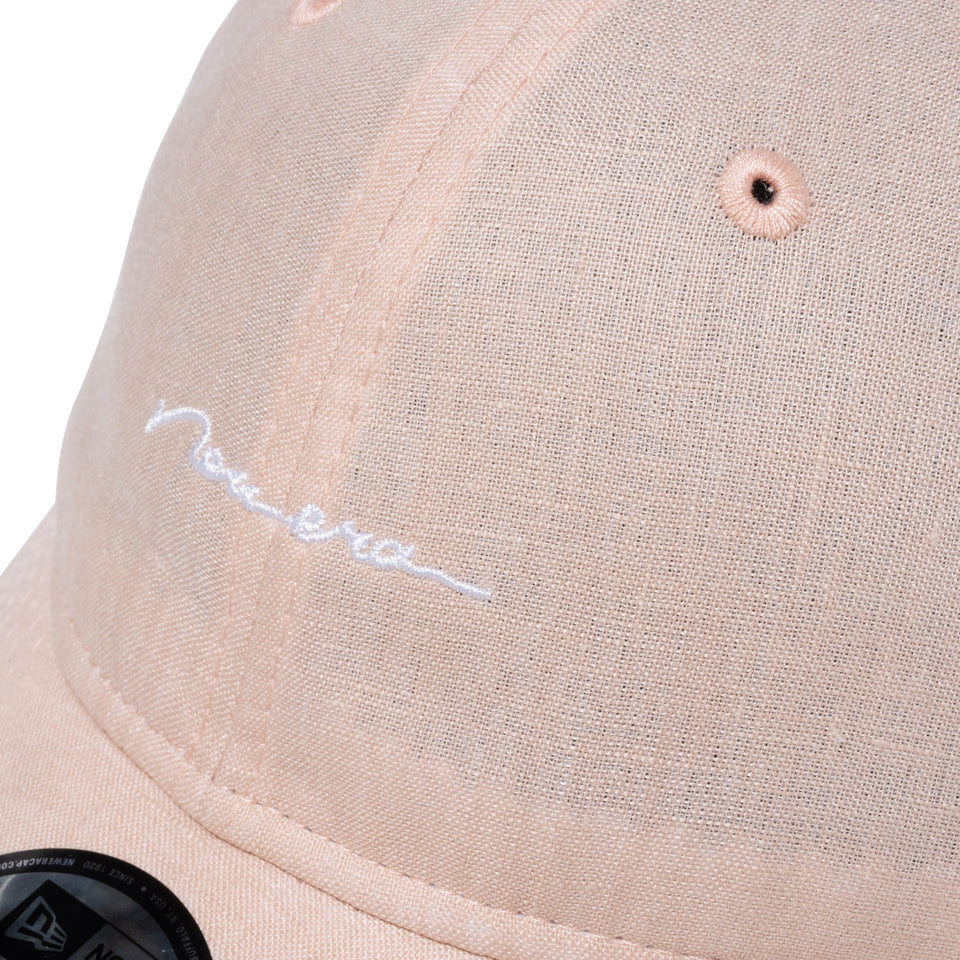 9THIRTY リネンシャンブレー new era コーラルピンク