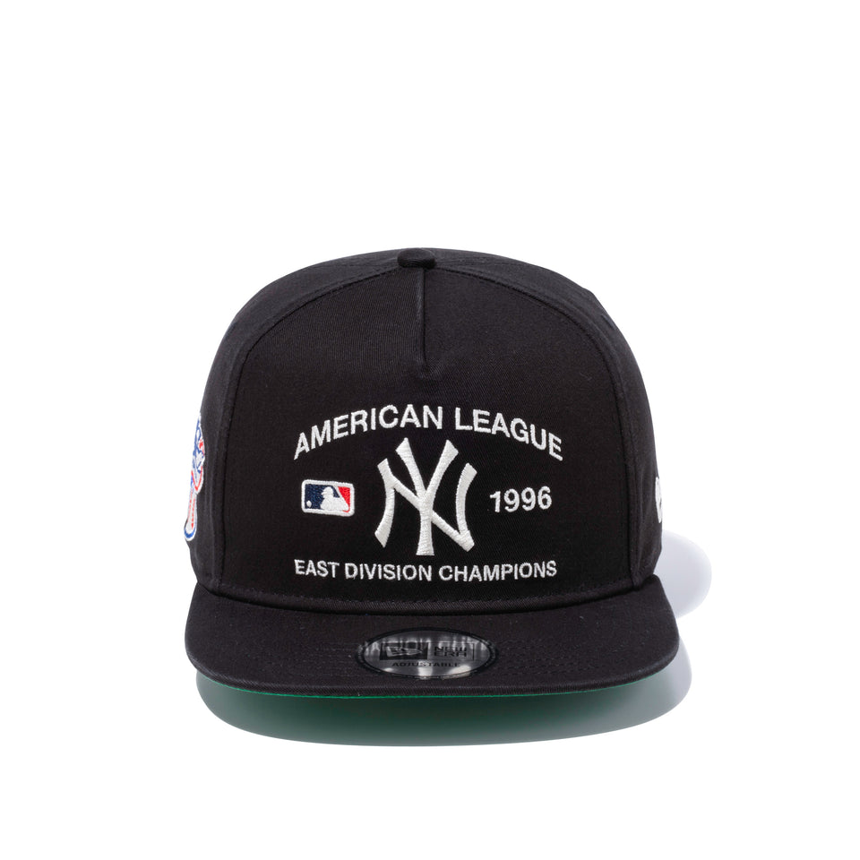 5-Panel Square Visor ニューヨーク・ヤンキース ブラック ケリーアンダーバイザー