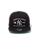 5-Panel Square Visor ニューヨーク・ヤンキース ブラック ケリーアンダーバイザー