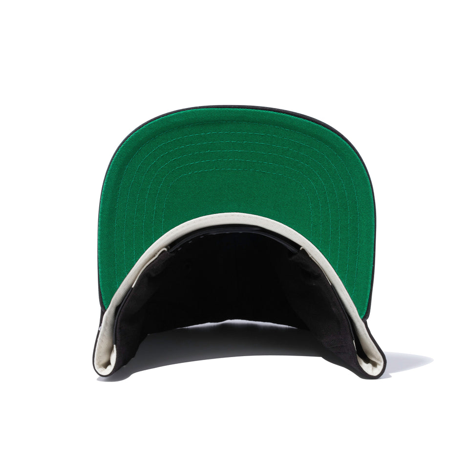 5-Panel Square Visor ニューヨーク・ヤンキース ブラック ケリーアンダーバイザー