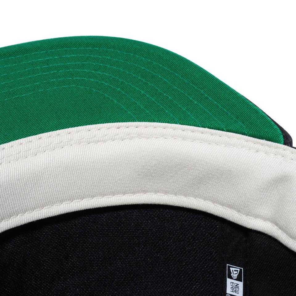 5-Panel Square Visor ニューヨーク・ヤンキース ブラック ケリーアンダーバイザー