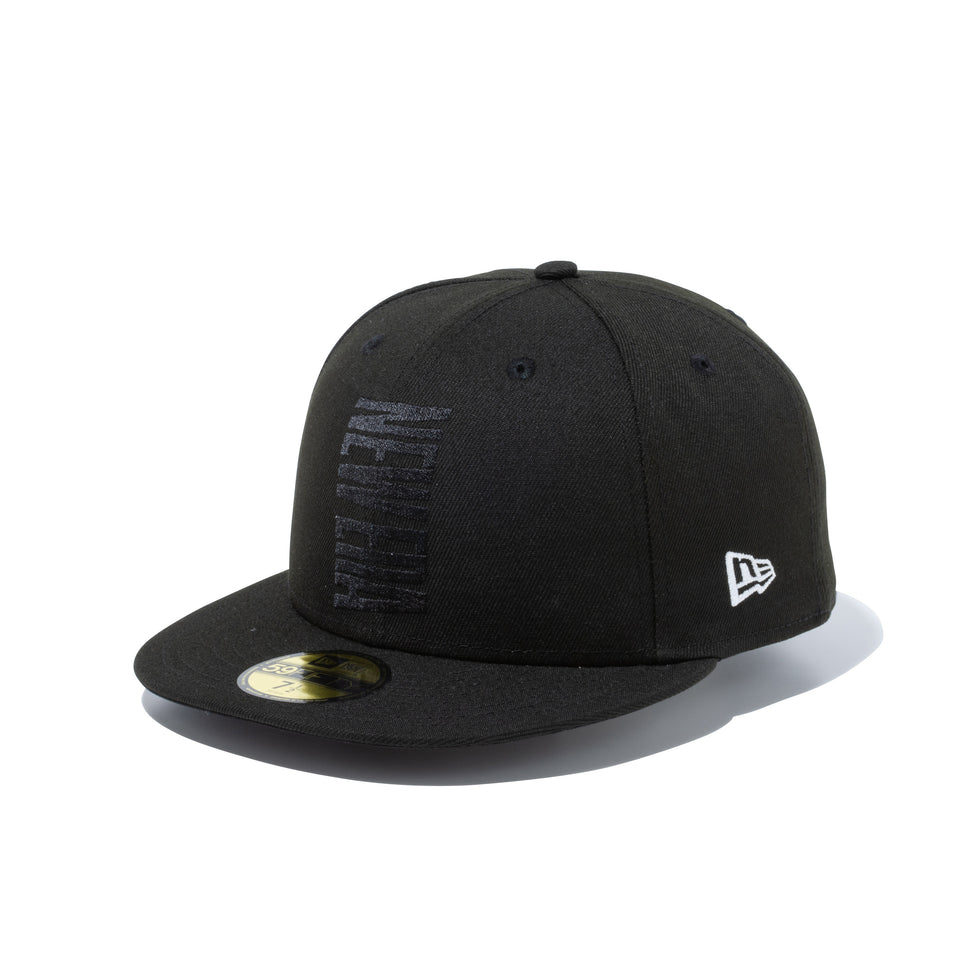 59FIFTY バーチカルロゴ ブラック