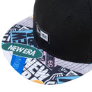 59FIFTY ステッカーズロゴ ボックスロゴ ブラック