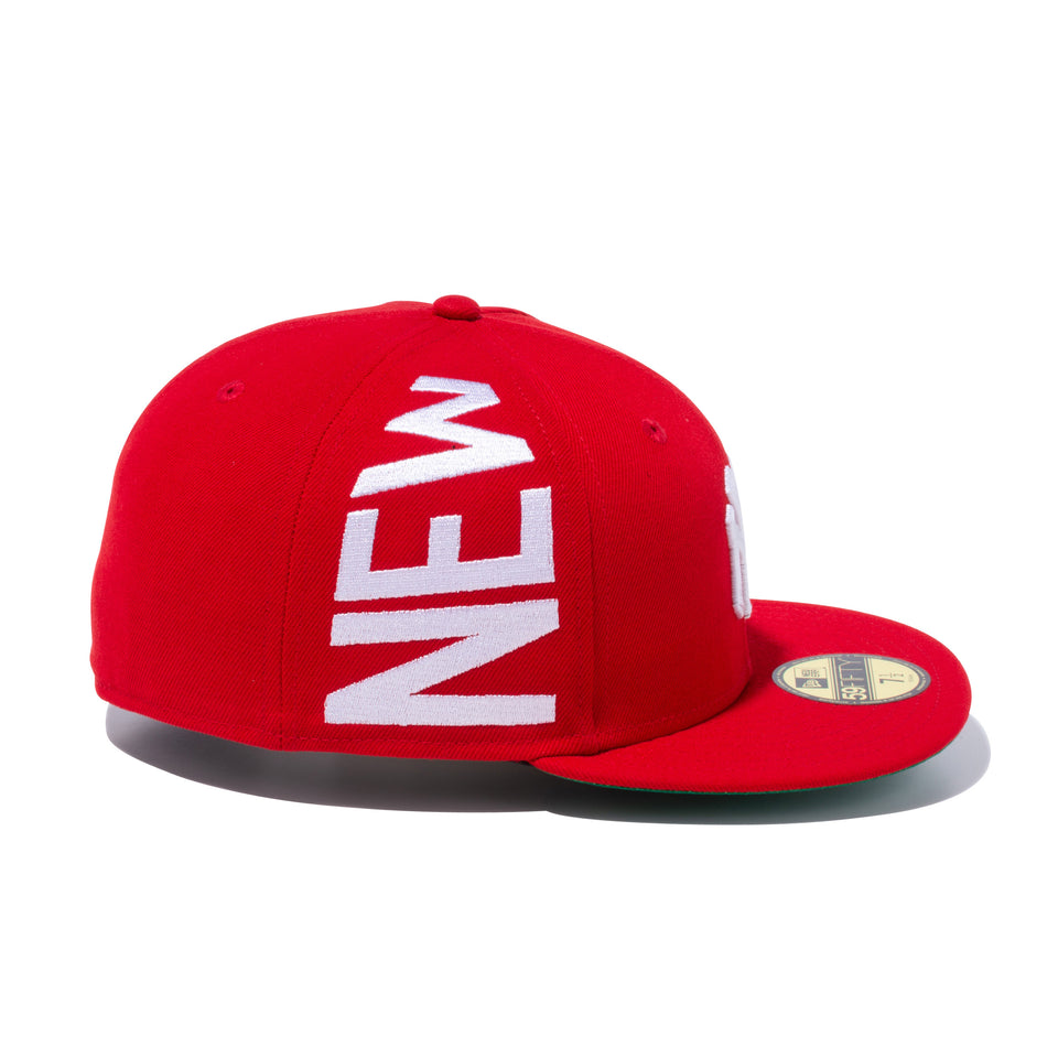 59FIFTY サイドロゴ ニューヨーク・ヤンキース スカーレット