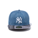 59FIFTY ペイズリー パッチワーク ニューヨーク・ヤンキース ウォッシュドデニム ペイズリーバイザー