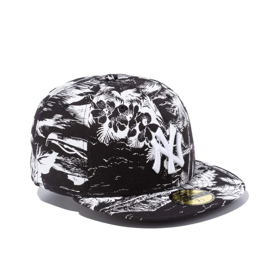 59FIFTY アロハ ニューヨーク・ヤンキース ブラックアロハ
