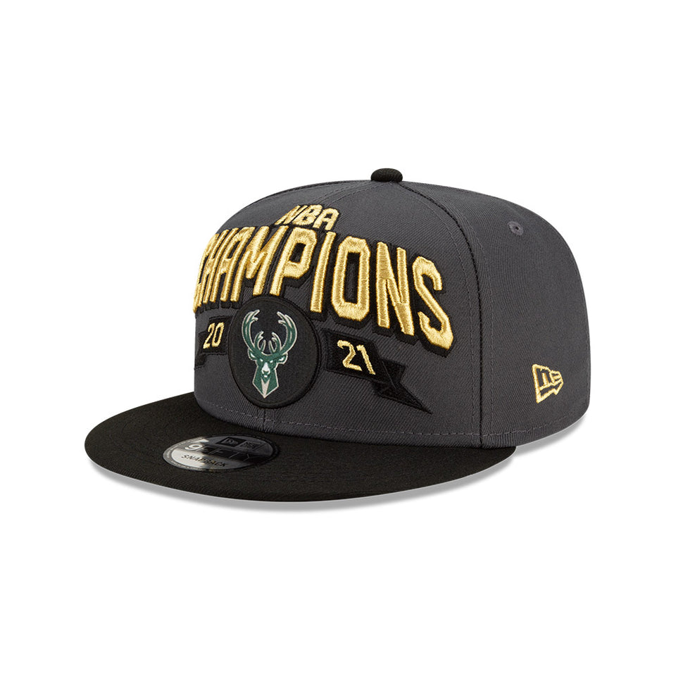 9FIFTY 2021 NBA ファイナル チャンピオン ロッカールームキャップ ミルウォーキー・バックス