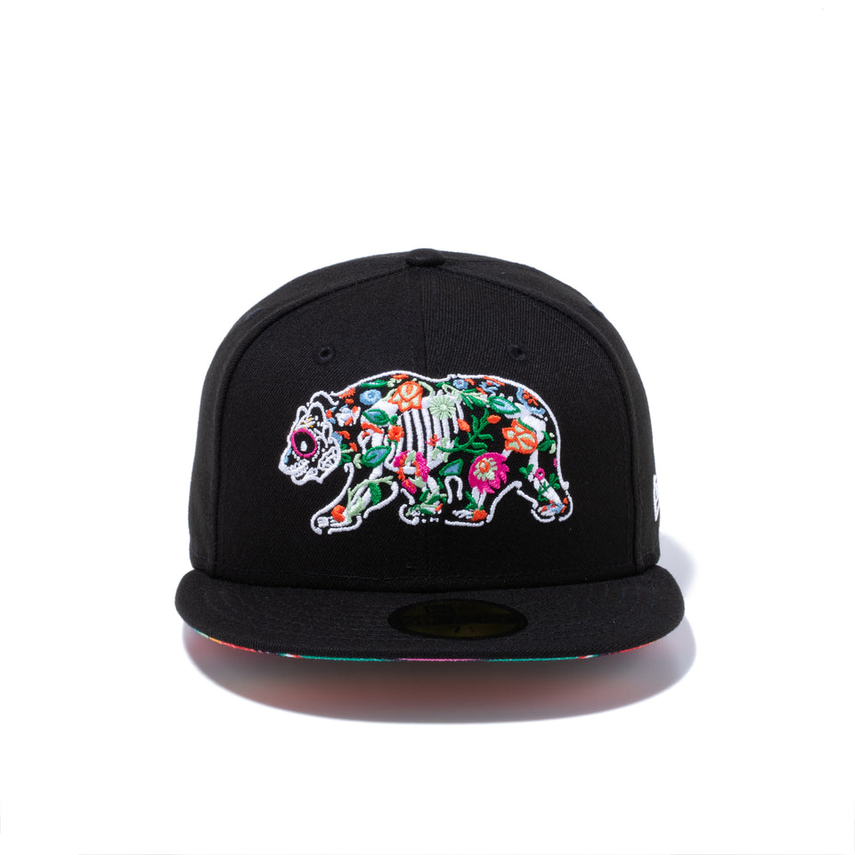 59FIFTY Day of the Dead ベアー セラーぺアンダーバイザー ブラック