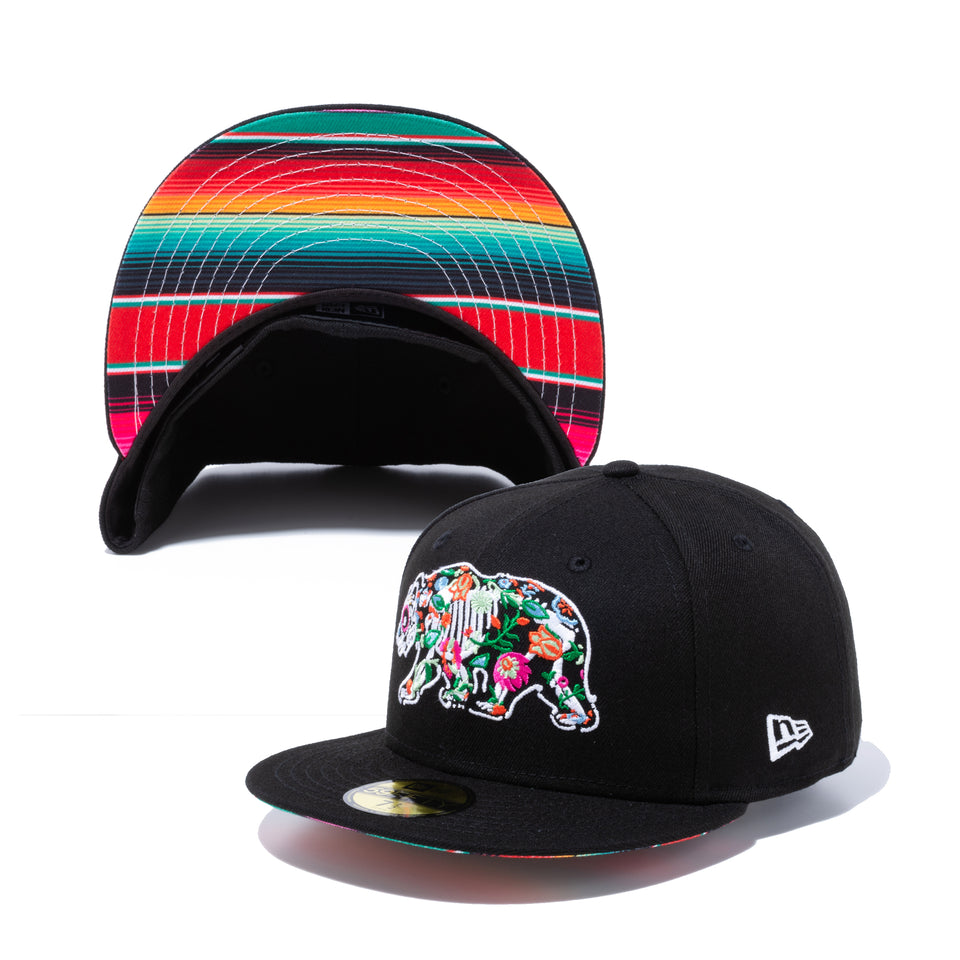 59FIFTY Day of the Dead ベアー セラーぺアンダーバイザー ブラック