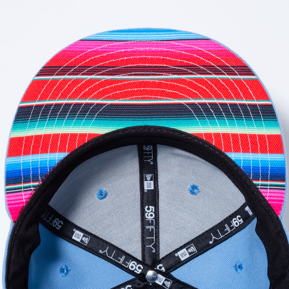 59FIFTY Day of the Dead ベアー セラーぺアンダーバイザー スカイブルー