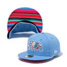 59FIFTY Day of the Dead ベアー セラーぺアンダーバイザー スカイブルー