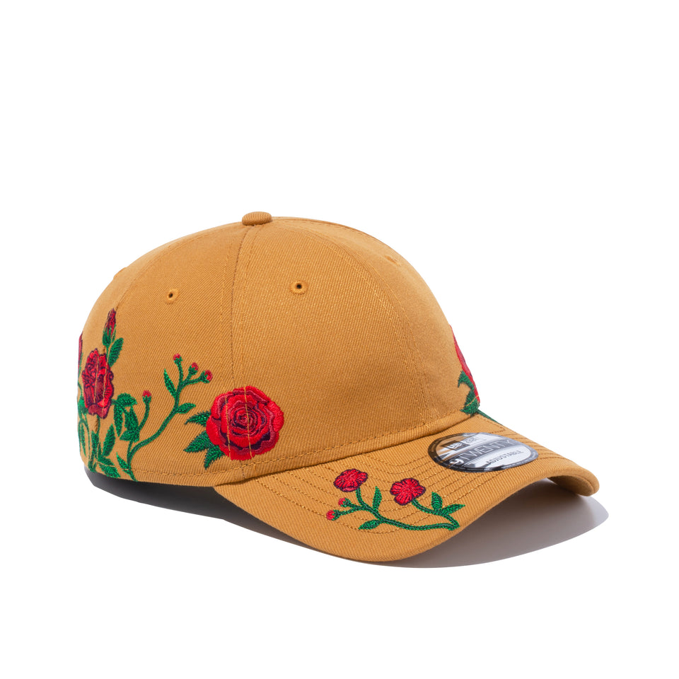 9TWENTY Rose Embroidery タン