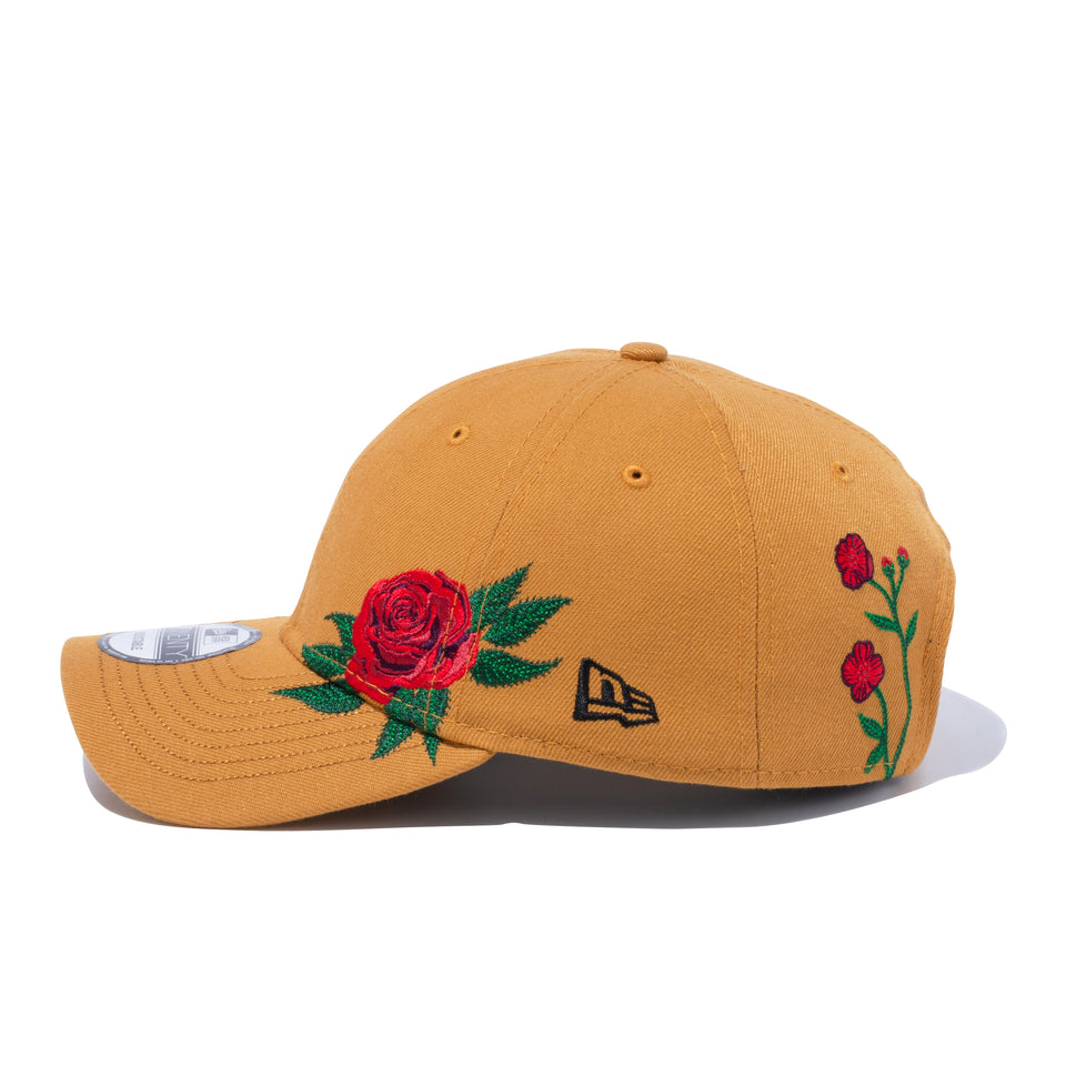 9TWENTY Rose Embroidery タン