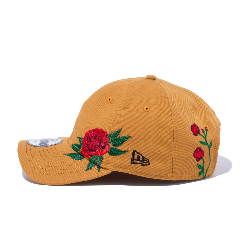 9TWENTY Rose Embroidery タン