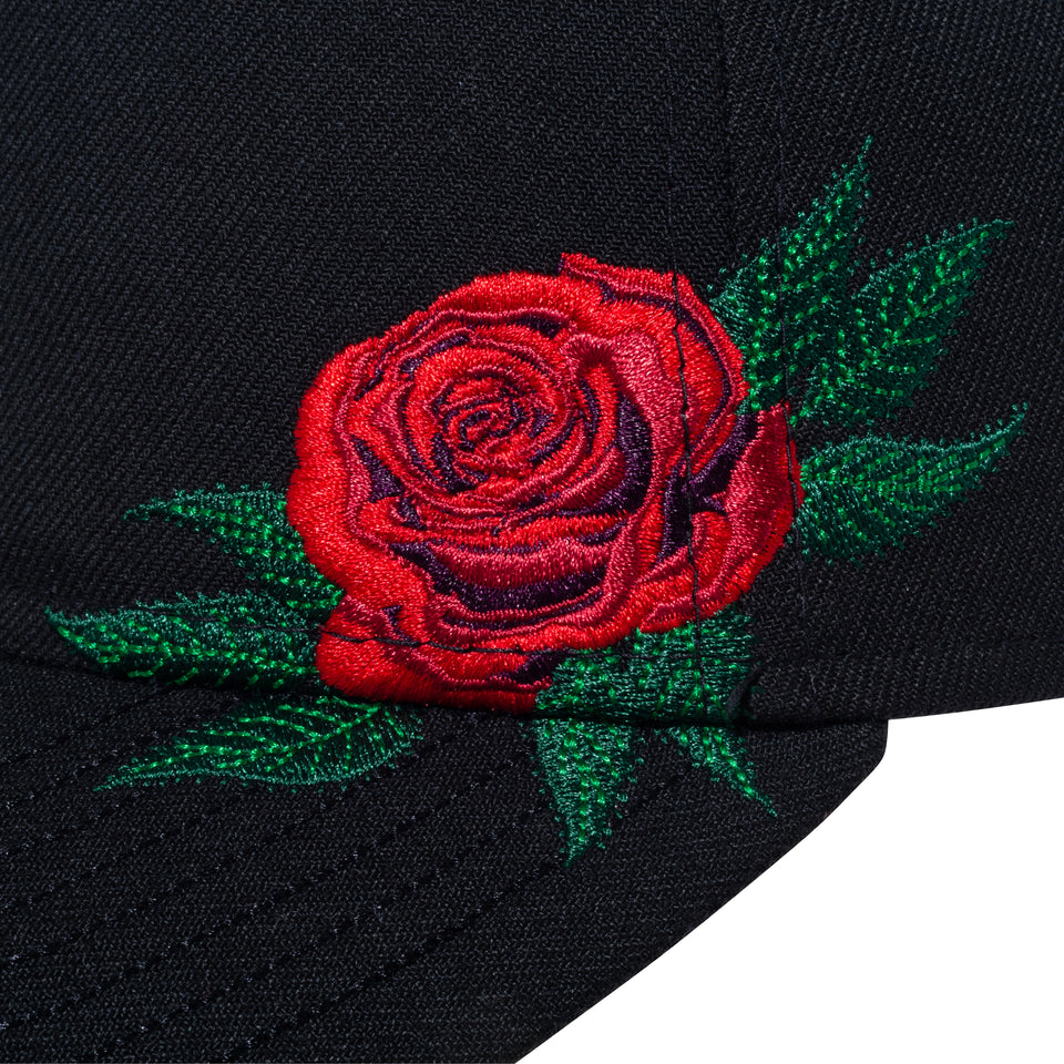 9TWENTY Rose Embroidery ブラック