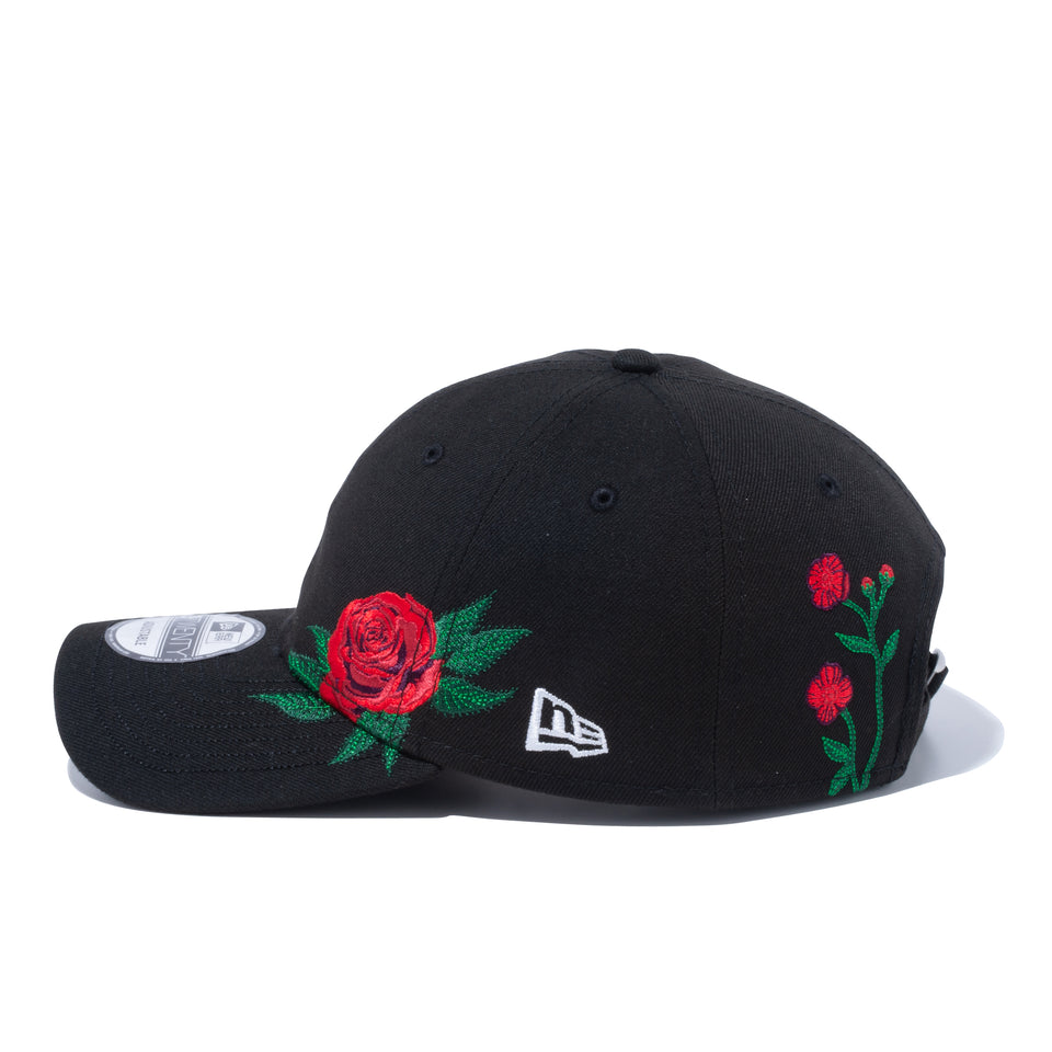9TWENTY Rose Embroidery ブラック