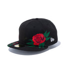 59FIFTY Rose Embroidery ブラック