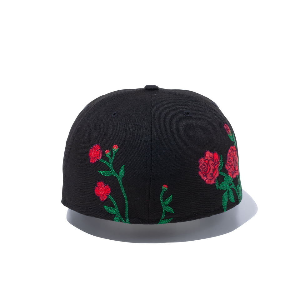 59FIFTY Rose Embroidery ブラック