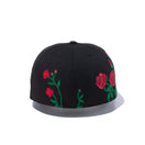 59FIFTY Rose Embroidery ブラック