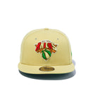 59FIFTY COOKIE ニューヨーク・ニックス ベガスゴールド グリーンアンダーバイザー