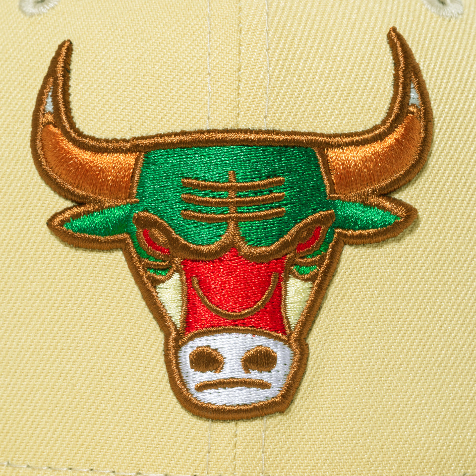 59FIFTY COOKIE シカゴ・ブルズ ベガスゴールド グリーンアンダーバイザー