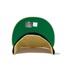 59FIFTY COOKIE ブルックリン・ネッツ ベガスゴールド グリーンアンダーバイザー