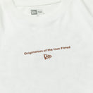 Youth 半袖 コットン Tシャツ Originators of the True Fitted サークルロゴ ホワイト
