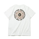 Youth 半袖 コットン Tシャツ Originators of the True Fitted サークルロゴ ホワイト
