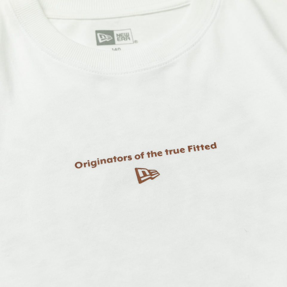 半袖 コットン Tシャツ Originators of the True Fitted サークルロゴ ホワイト レギュラーフィット