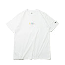 半袖 コットン Tシャツ カラフルロゴ NEW ERA ホワイト レギュラーフィット