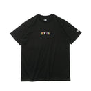 半袖 コットン Tシャツ カラフルロゴ NEW ERA ブラック レギュラーフィット