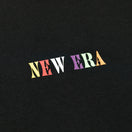 半袖 コットン Tシャツ カラフルロゴ NEW ERA ブラック レギュラーフィット