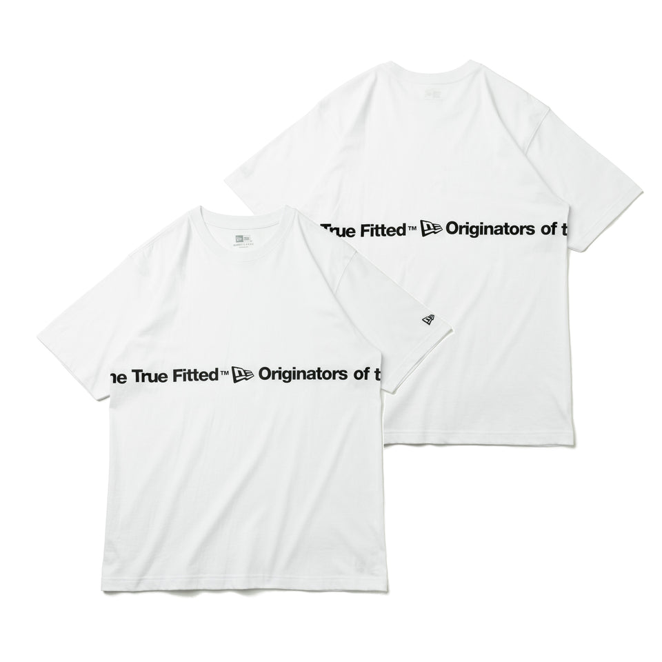 半袖 コットン Tシャツ Originators of the True Fitted ホワイト リラックスフィット