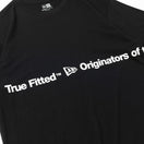 半袖 コットン Tシャツ Originators of the True Fitted ブラック リラックスフィット