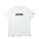 半袖 コットン Tシャツ ミラーロゴ ワードマーク ホワイト レギュラーフィット