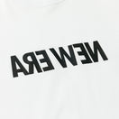 半袖 コットン Tシャツ ミラーロゴ ワードマーク ホワイト レギュラーフィット