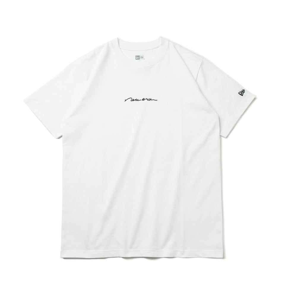 半袖 コットン Tシャツ ハンドリトゥン ニューエラ ホワイト レギュラーフィット