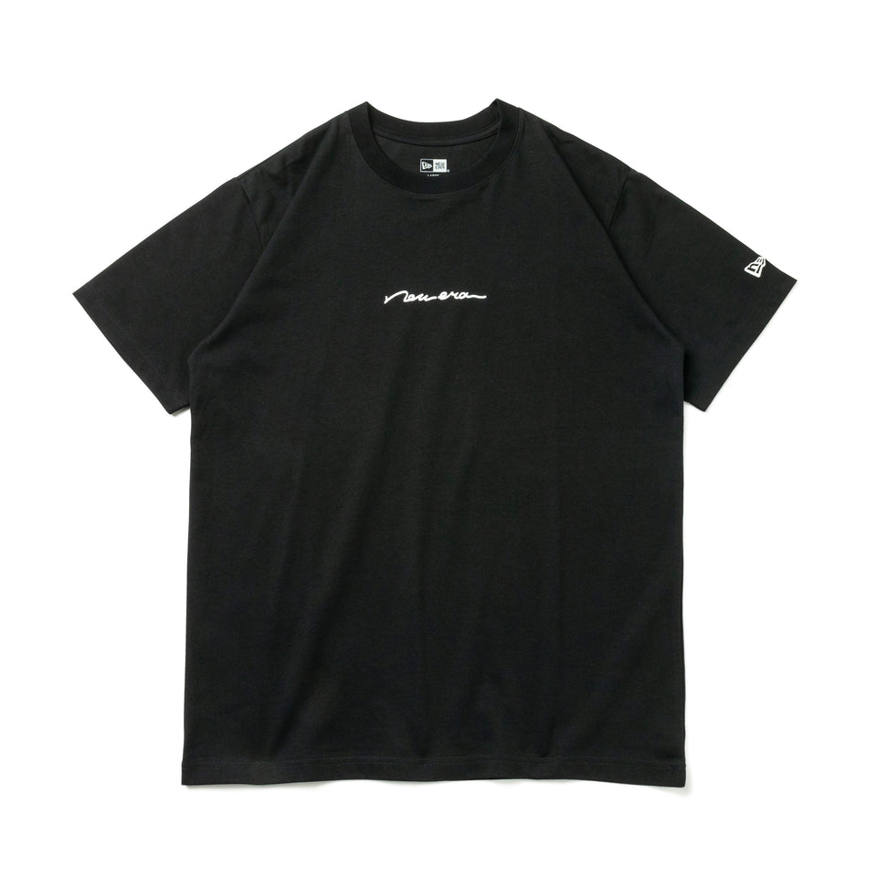 半袖 コットン Tシャツ ハンドリトゥン ニューエラ ブラック レギュラーフィット