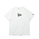 半袖 コットン Tシャツ フラッグロゴ ホワイト レギュラーフィット