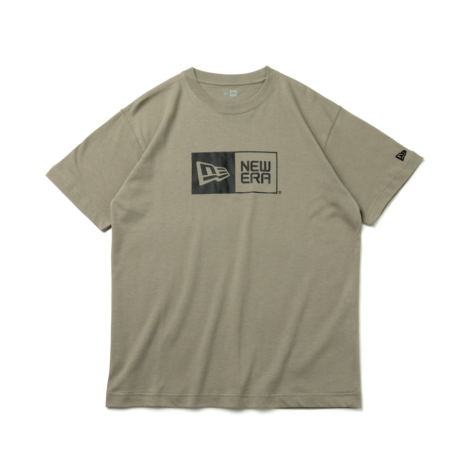 半袖 コットン Tシャツ ボックスロゴ ペブル レギュラーフィット