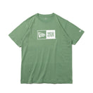 半袖 コットン Tシャツ ボックスロゴ モス レギュラーフィット