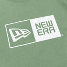 半袖 コットン Tシャツ ボックスロゴ モス レギュラーフィット